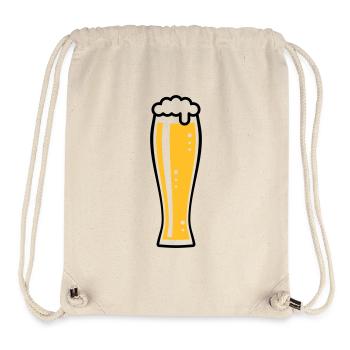 Wheat Beer Glass (Weiss Beer / Beer Drinker / 2C) - Stanley/Stella Recycled Gym Bag - natural - Front