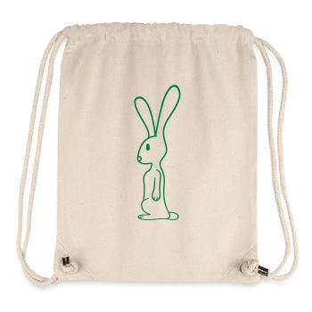 Hase Kaninchen Häschen Steht niedlich Kleintier - Stanley/Stella recycelter Gym Bag - Naturweiß - Vorne
