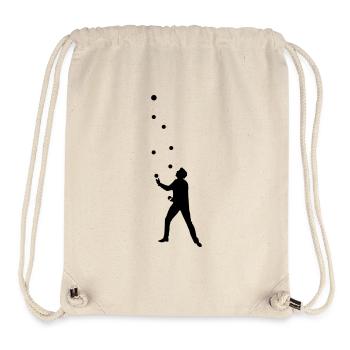 Jonglieren - Stanley/Stella recycelter Gym Bag - Naturweiß - Vorne
