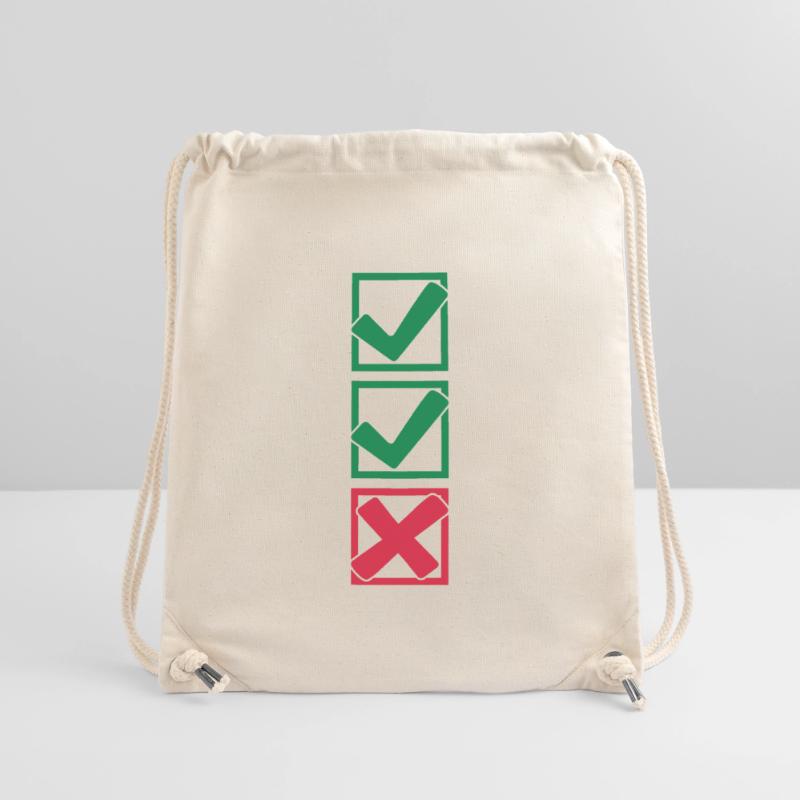 2 hooks and 1 X x Stanley/Stella Recycled Gym Bag