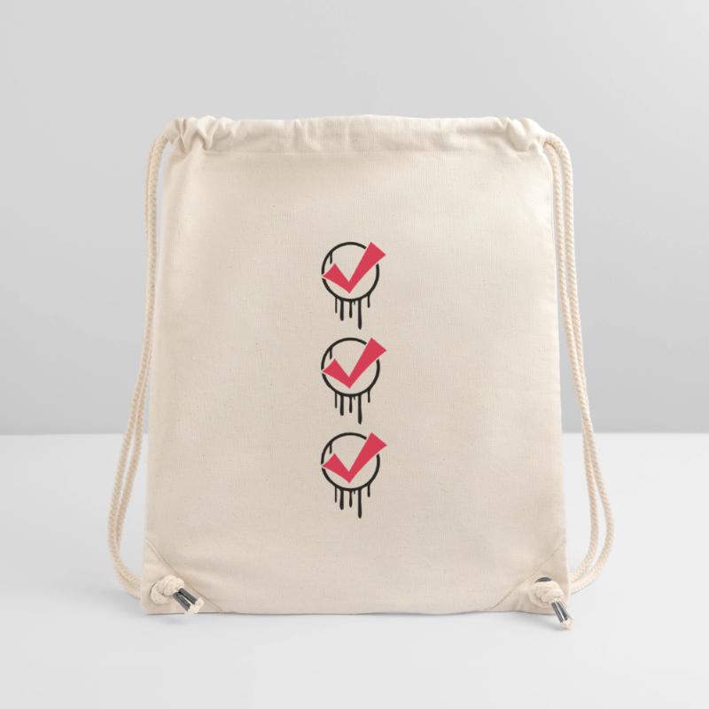 3 hook stamp graffiti Stanley/Stella Recycled Gym Bag
