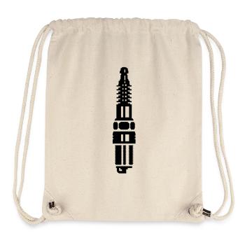 Zündkerze / spark plug (1c) - Stanley/Stella recycelter Gym Bag - Naturweiß - Vorne