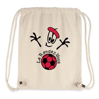 Fußball Germany Comic - Stanley/Stella recycelter Gym Bag - Naturweiß - Vorne