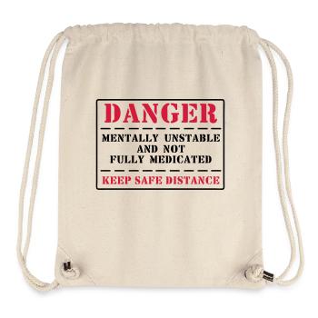 danger - Stanley/Stella Recycled Gym Bag - natural - Front