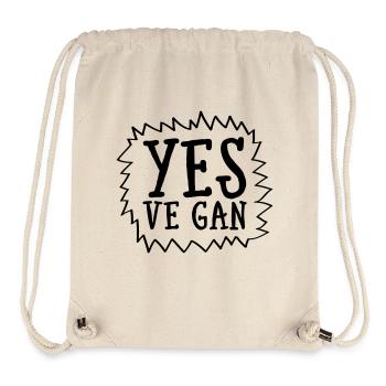 Yes Ve Gan - Stanley/Stella recycelter Gym Bag - Naturweiß - Vorne
