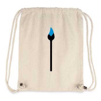 paint brush with paint - Stanley/Stella Recycled Gym Bag - natural - Front
