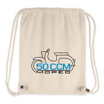Moped Schwalbe 50 ccm Emblem v.2 - Stanley/Stella recycelter Gym Bag - Naturweiß - Vorne