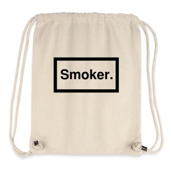 smoker 1c - Stanley/Stella recycelter Gym Bag - Naturweiß - Vorne