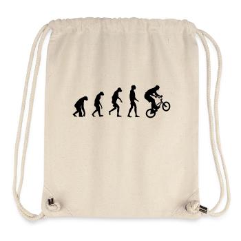 Evolution of BMX - Sac à cordon recyclé Stanley/Stella - blanc naturel - Devant