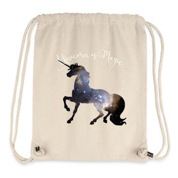 unicorn universum einhorn sterne magie unsterblich - Stanley/Stella recycelter Gym Bag - Naturweiß - Vorne