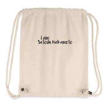 Satoshi Nakamoto - Stanley/Stella recycelter Gym Bag - Naturweiß - Vorne