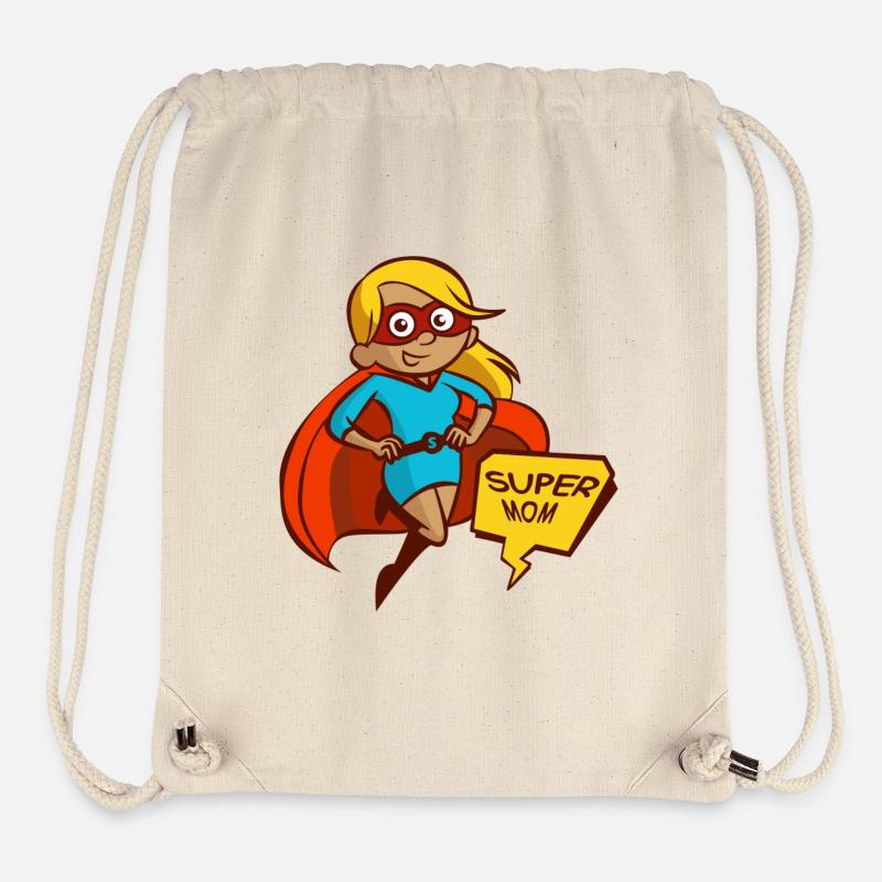 Super Mutter - Stanley/Stella recycelter Gym Bag - Naturweiß