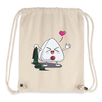 Onigirp - strip - Stanley/Stella recycelter Gym Bag - Naturweiß - Vorne
