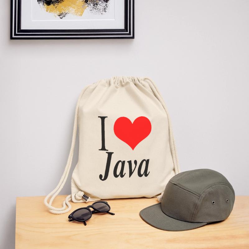 Ich liebe Java Stanley/Stella recycelter Gym Bag