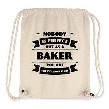 Perfekter Bäcker Bäckerei Brot Backen Gebäck - Stanley/Stella recycelter Gym Bag - Naturweiß - Vorne