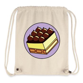 Tiramisu 1 Schichtdessert Mascarpone Lavendel - Stanley/Stella recycelter Gym Bag - Naturweiß - Vorne