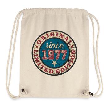 US Style since 1977 original limited edition - Stanley/Stella recycelter Gym Bag - Naturweiß - Vorne