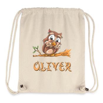 Owl Oliver - Stanley/Stella Recycled Gym Bag - natural - Front