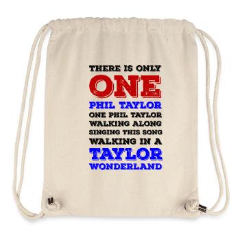 One Phil Taylor - Stanley/Stella recycelter Gym Bag - Naturweiß - Vorne