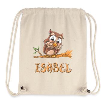 Eule Isabel - Stanley/Stella recycelter Gym Bag - Naturweiß - Vorne