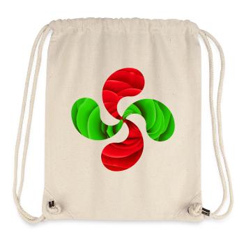 Croix Basque - Sac à cordon recyclé Stanley/Stella - blanc naturel - Devant
