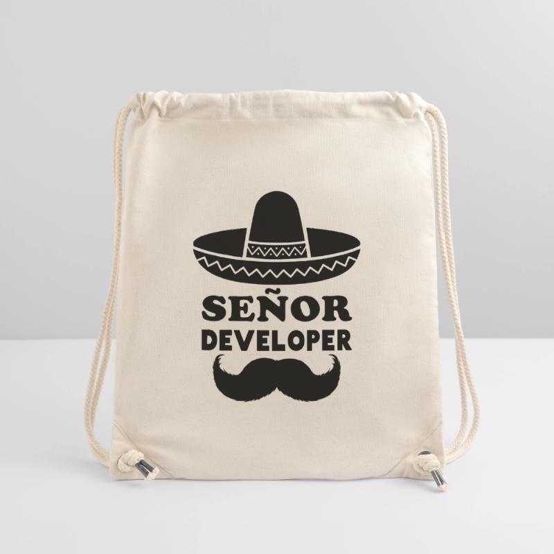 Señor Developer für Programmier & Senior Developer Stanley/Stella recycelter Gym Bag