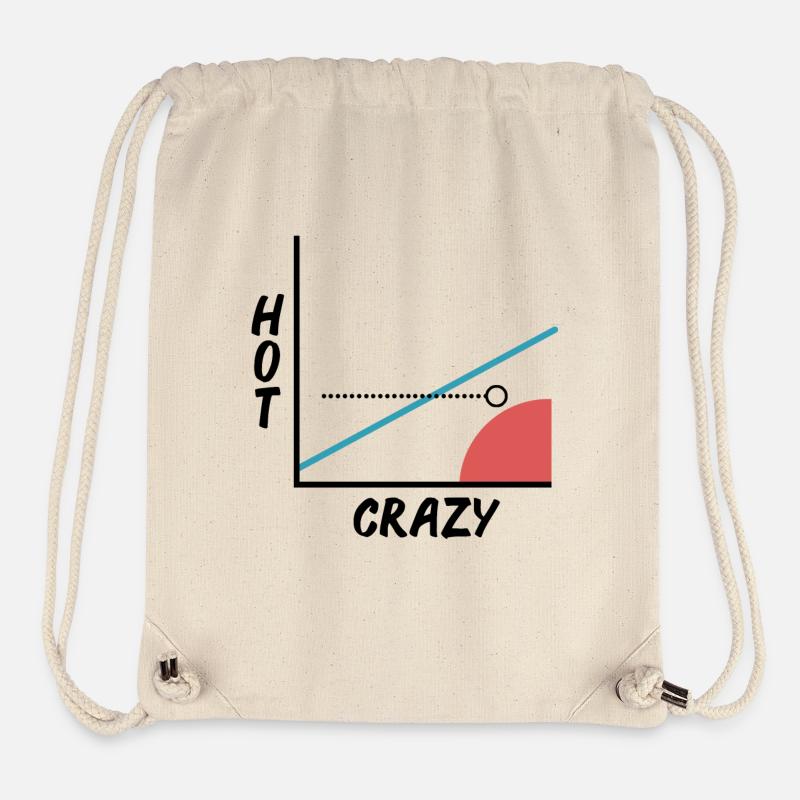 Crazy Hot Scale - Graphics - Graph - Barny - Stanley/Stella Recycled Gym Bag - natural