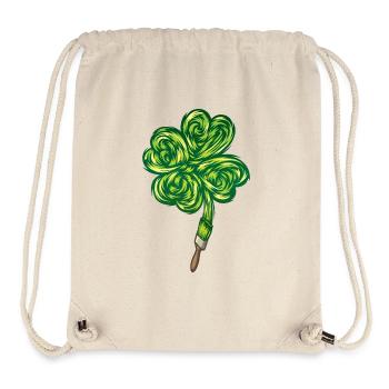 Clover - "I make my own luck" - Stanley/Stella Recycled Gym Bag - natural - Front