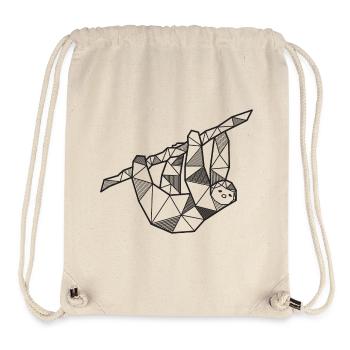 Faultier geometrisch Sloth Geschenk Tier Natur - Stanley/Stella recycelter Gym Bag - Naturweiß - Vorne