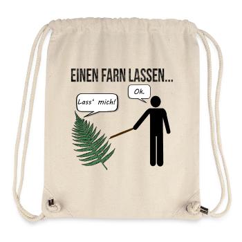 Einen Farn lassen... - Stanley/Stella recycelter Gym Bag - Naturweiß - Vorne