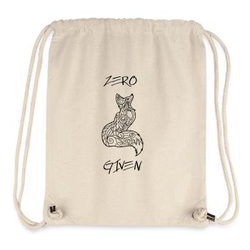 Chemise drôle donnée par Fox zéro - Sac à cordon recyclé Stanley/Stella - blanc naturel - Devant