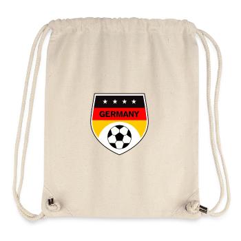 Blason de la  Allemagne - Sac à cordon recyclé Stanley/Stella - blanc naturel - Devant
