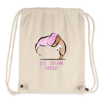 Fouet à la crème glacée - Sac à cordon recyclé Stanley/Stella - blanc naturel - Devant
