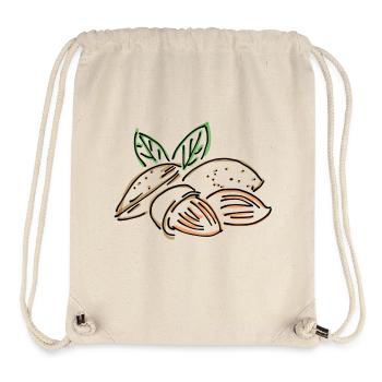 amande - Sac à cordon recyclé Stanley/Stella - blanc naturel - Devant