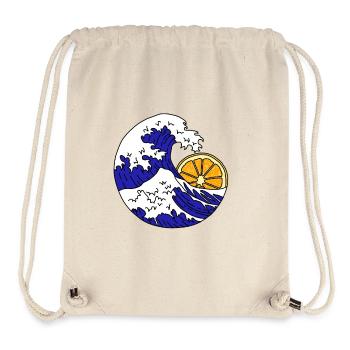 wellen - Stanley/Stella recycelter Gym Bag - Naturweiß - Vorne