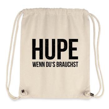 Lustige Witzige Versaute Sprüche Hupe - Stanley/Stella recycelter Gym Bag - Naturweiß - Vorne