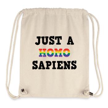 Gay pride queer gay homosexuality - Stanley/Stella Recycled Gym Bag - natural - Front