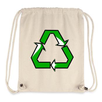 Recycling - Stanley/Stella recycelter Gym Bag - Naturweiß - Vorne