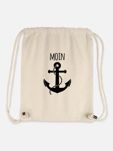 Anchor Moin - Sac à cordon recyclé Stanley/Stella - blanc naturel