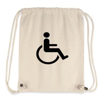 wheelchair - Stanley/Stella Recycled Gym Bag - natural - Front