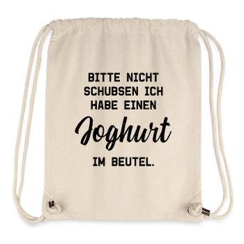 Lustige Witzige Coole Sprüche Joghurt - Stanley/Stella recycelter Gym Bag - Naturweiß - Vorne