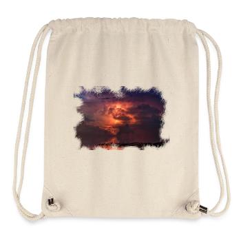 Scratched 'Thunder' - Stanley/Stella Recycled Gym Bag - natural - Front