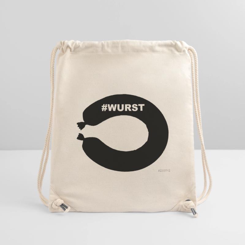 Fleischwurst Geschenk Geschenkidee Idee Stanley/Stella recycelter Gym Bag