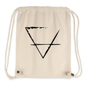 Element Erde - Stanley/Stella recycelter Gym Bag - Naturweiß - Vorne