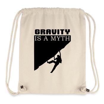 Gravity is a Myth - Stanley/Stella recycelter Gym Bag - Naturweiß - Vorne