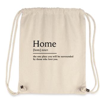 Home at home - Stanley/Stella Recycled Gym Bag - natural - Front