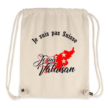 I am from Valais - Stanley/Stella Recycled Gym Bag - natural - Front