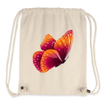Butterfly Geschenk Shirt Orange Exotisches Tier - Stanley/Stella recycelter Gym Bag - Naturweiß - Vorne