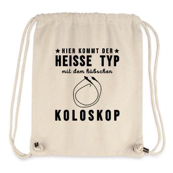 Doctor sayings funny colonoscope endoscopy gift - Stanley/Stella Recycled Gym Bag - natural - Front