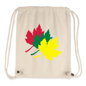maple leaf - Stanley/Stella Recycled Gym Bag - natural - Front
